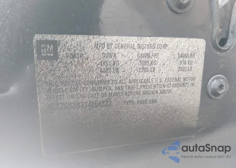 2007 Pontiac G6 z USA, uszkodzony, nr VIN 1G2ZG58B374204322